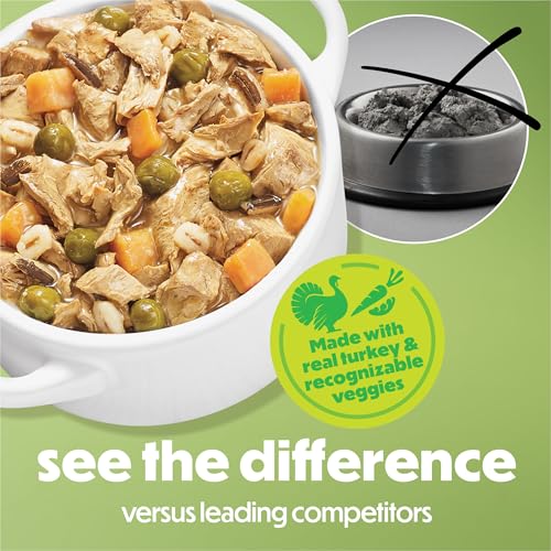Image of Purina Beneful Freshly Prepared Meals Roasted Turkey Medley with Sweet Potatoes, Peas, Barley, and Wild Rice - (Pack of 8) 10 oz. Tubs