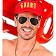 W WIDMANN MILANO Party Fashion - Brille mit farbigen Gläsern, Pilotenbrille, Accessoire für 80er Jahre Mottoparty, Karneval