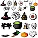 WILLBOND 36 Pieces Cute Halloween Ornaments Halloween Wall Hanging Ornaments Halloween Wooden Crafts Decorations Cute Pumpkin Ghost Halloween Wall Decor for Halloween Party Supplies (Horror Style)