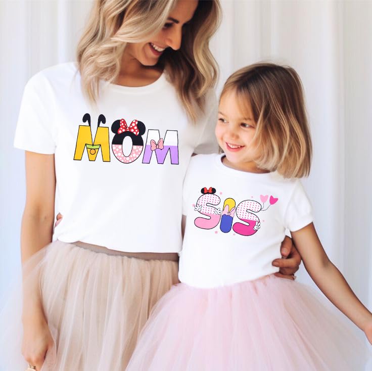 Magical Mom Shirt Dad Shirt Mom Dad Sis Bro Matching T-Shirt Family Matching Outfits Casual Vacation Tee Tops3