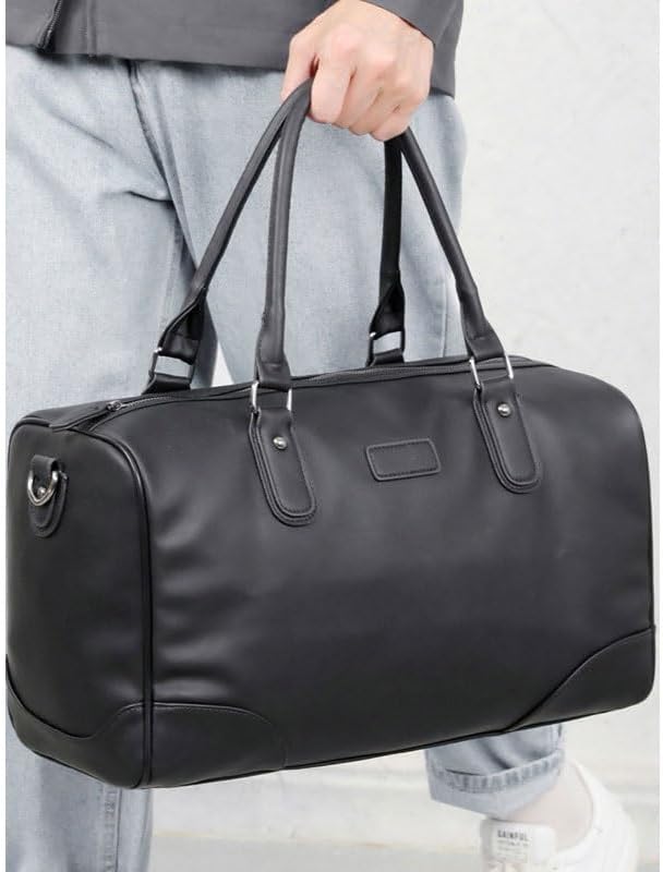 Business Handbag Leisure Travel Bag PU Crossbody