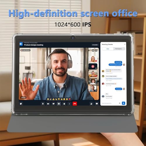 Image of CUPEISI Android 14 Tablet, 7 inch Tablet, 8GB RAM + 32GB ROM /1TB Expandable Tablet, 1.6GHz Quad-Core Processor, 1024x600 IPS HD Touchscreen, 5MP Camera
