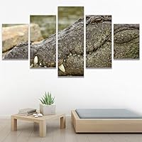 SIGNWIN 5 Panel Canvas Wall Art Coiling Around for Home Decorations Ready to Hang - 60
