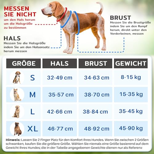 Hundegeschirr für große Hunde – Extra Large, schwarz – weich gepolstert, verstellbares No Pull Design, Haustiergeschirr zum Laufen und Wandern – von EcoEarth