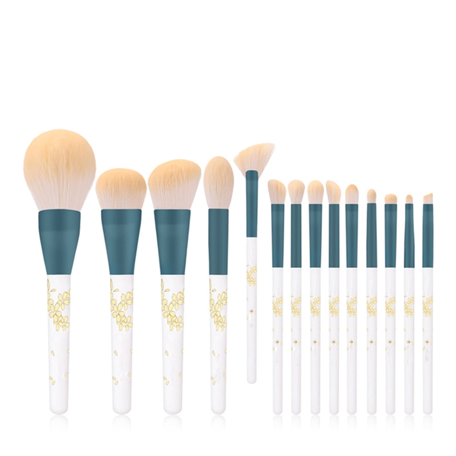 Make-up-Pinsel-Set 14-teiliges professionelle weiße Make-up-Pinsel Set Foundation Makeup Beauty-Tool Professional