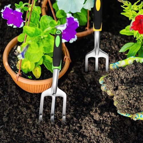 Yaocom Juego 24 Pzas Cultivador Manual para Jardín miniatura 7