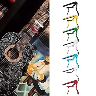 FEIFCWE 8 Pièces Guitare Capo Guitare Accessoires Capo Metal Guitare Universelle Guitare Électrique Capo for Instrument… - Les Beatles, Paul McCartney, John Lennon, RIngo Starr, George Harrison FEIFCWE 8 Pièces Guitare Capo Guitare Accessoires Capo Metal Guitare Universelle Guitare Électrique Capo for Instrument… – Image 4