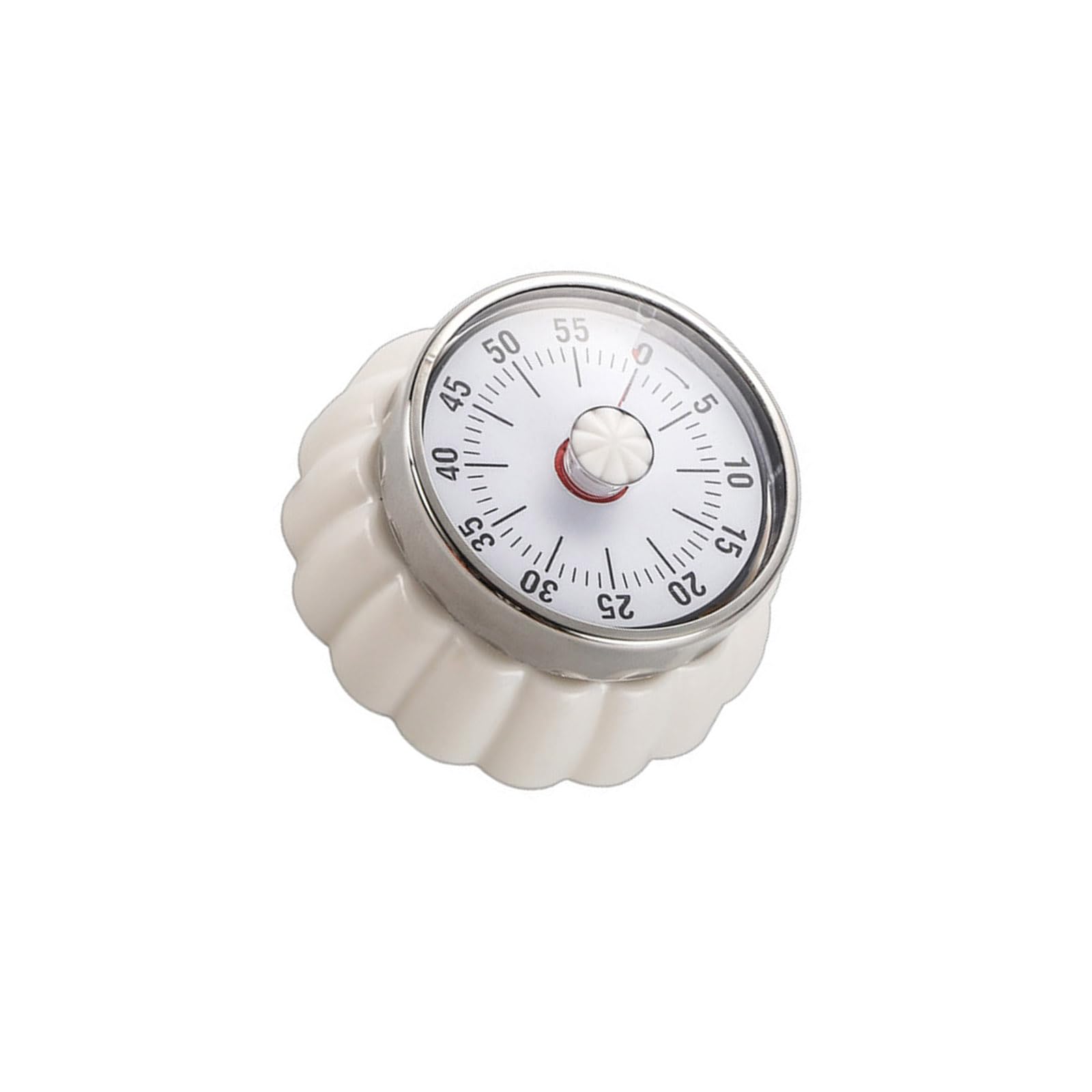 PANGBOER Stainless Steel Attachments Mechanical 60 Minutes Countdowns Clock Kitchen Timer for Home Cooking Students Cooking Timer