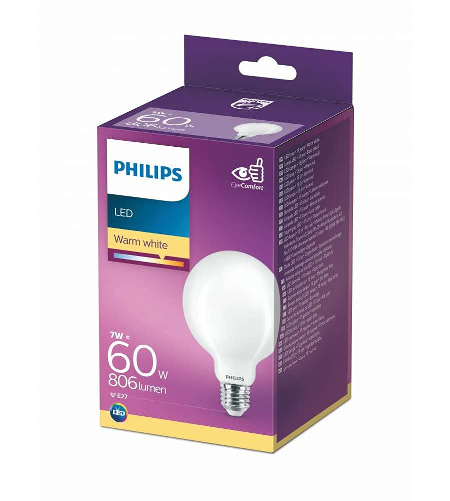 Philips LED classic 60W G93 E27 Sarı Işık Dim Edilmez LED Ampul