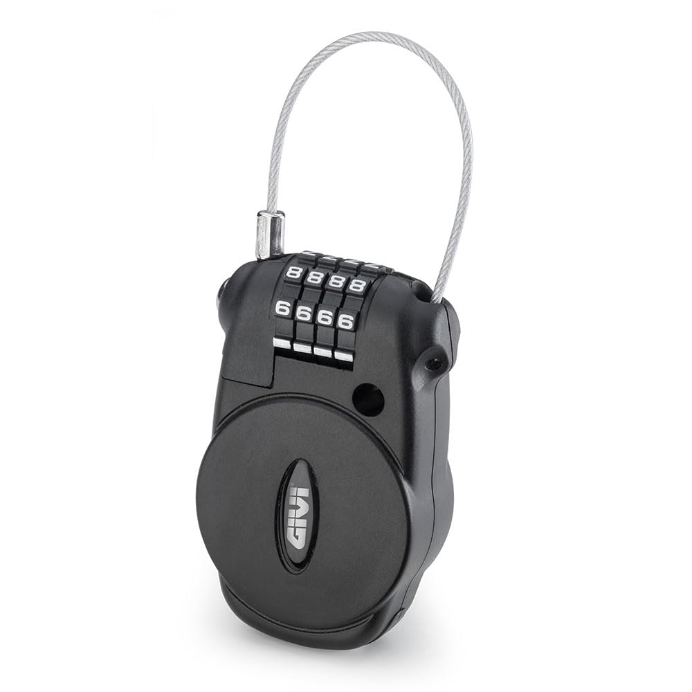 Givi Unisex Black Combination Lock, Size 100 Cm