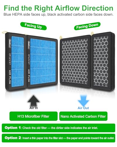 Image of CF12157 Cabin Air Filter for Toyota, for Lexus, for Mazda, for Subaru