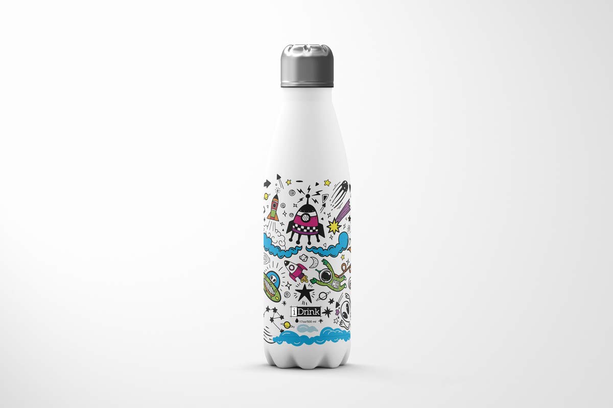 I-Drink Botella térmica Panda 750 ml, Metal — view 27