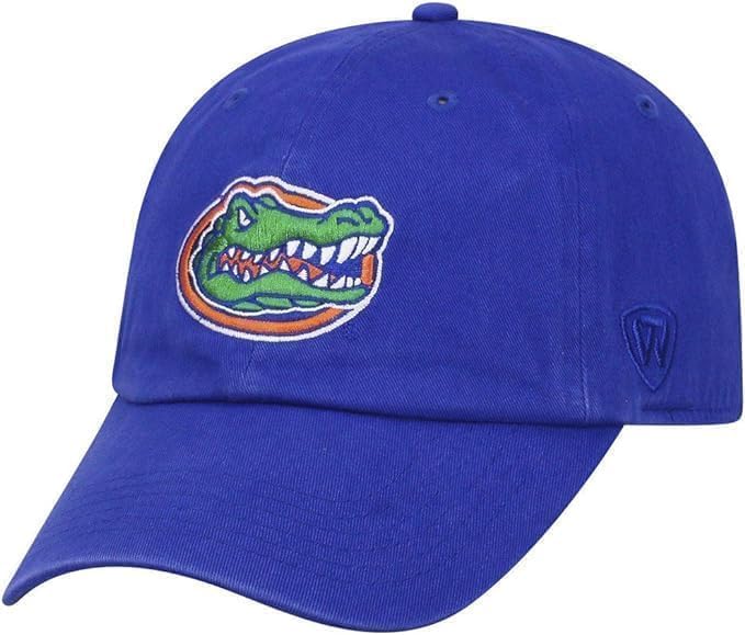 Collegiate Primary Color Relaxed Fit Adjustable Hats (US Alpha One Size Florida Mascot)