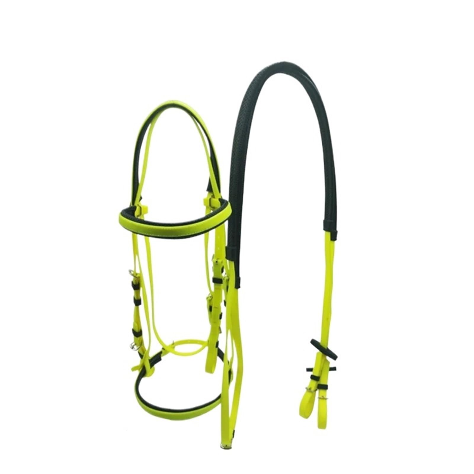 Briglia con redini in nylon resistente e impugnatura in gomma for cavezze for cavalli da corsa di resistenza
