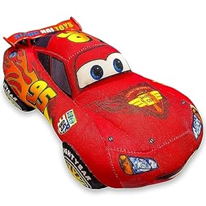 Bliksem McQueen Pluche Toy, Bliksem McQueen Pluche Knuffel, 25CM Bliksem McQueen Knuffel, Bliksem McQueen Speelgoed, Cadeau voor Kinderen met Kerstmis