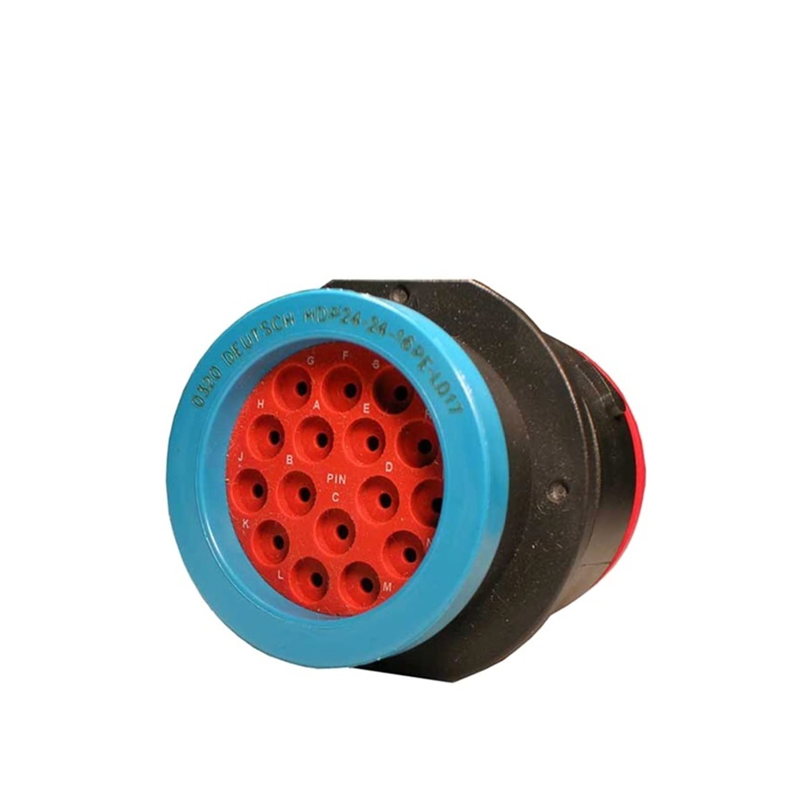 Lingling 1 Set HDP26-24-16SE-L017 HDP24-24-16PE-L017 Deutsch Authentic Male Female Wiring Connector Waterproof Electric Plug (Color : 16p Male, Package : 1 Set)