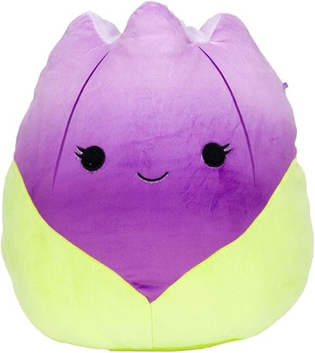 Squishmallow - Peluche Kellytoy oficial de Jackie el tulipán, 12 pulgadas, peluche ultrasuave