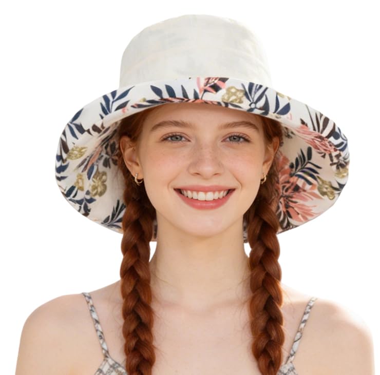 Sombrero de ala ancha para mujer miniatura 1