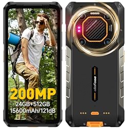 Ulefone Armor 26 Ultra 5G Rugged Smartphone, MTK Dimensity 8020 24GB+512GB, 200MP Quad Camera, 15600mAh(120W), 33W Dock Charging, 121dB Speaker, 6.78