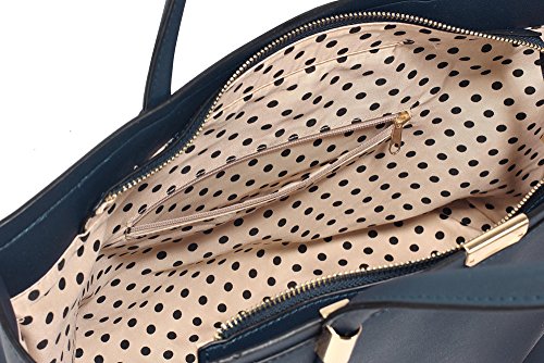 Cabas pour femme grand format bleu marine sac à main chic
