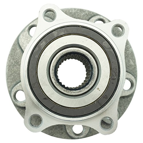 Image of TRQ Front Left and Right Wheel Bearing and Hub Assembly Set 2 Piece Compatible with 2015-2017 Chrysler 200 2013-2016 Dodge Dart