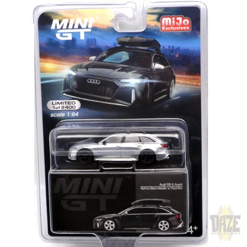 ミニカー MINI GT Audi RS 6 Avant Mythos Black MINIGT.com – Welcome to the World of 1:64!