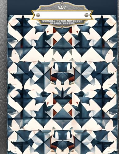 HOUNDSTOOTH FABRIC * CORNELL NOTES SYSTEM COLLEGE COURSE NOTEBOOK+BONUS: Address/CellPhone Contact-Greek Fraternity Sorority Men Women Journal Diary ... Homeschool High School Ivy League University