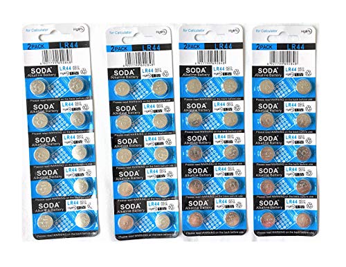 Pilas botón alcalinas GI LR44 A76 AG13 1.5V pack 40 miniatura 1