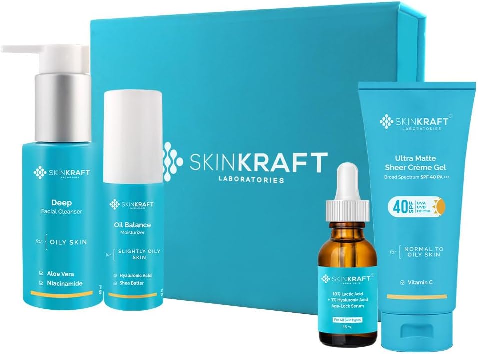 Morning Routine Kit | Daily Skin Care Routine | For Normal - Oily Skin | 4 Products