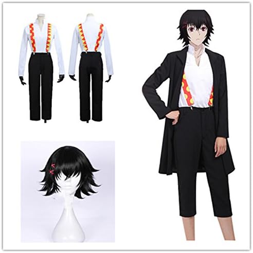 Amazon Co Jp コスプレ 衣装 東京喰種 Re トーキョーグール Re 鈴屋什造 スズヤ ジューゾー 黒髪 髪留め付け 風 コスプレ衣装 Cos Cosplay ハロウィン クリスマス コスチューム パーティー アニメ 変装 仮装 ホビー