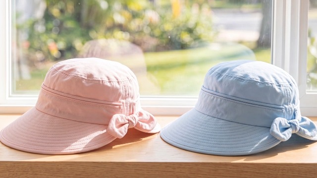 2 Pack Sombrero UV Mujer Ala Ancha miniatura 7