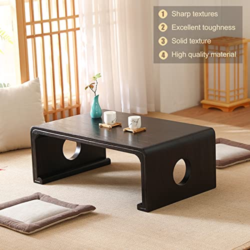 Table basse pour petit espace salon table basse tatami japonaise marron - 4