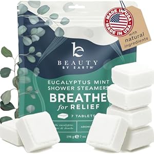 Shower Steamers Aromatherapy – USA Made with Natural Ingredients & Eucalyptus Essential Oil, Large Shower Bombs, Relaxation Spa Gifts for Women & Men, Unique Self Care Gifts