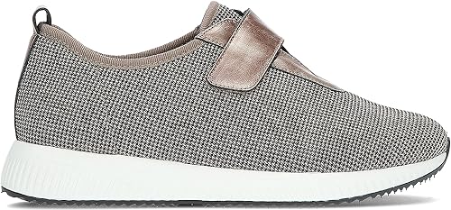 Doctor Cutillas 87218 Deportivas de Cuña en Licra Plantilla Extraíble Ancho Especial Talla: 40 Color: Taupe