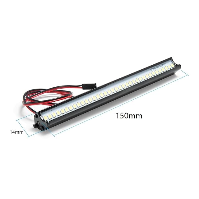 Foto 5 de 5 de Spamietz Juego de 3 luces LED de 150 mm con 36 luces LED para Axial SCX10 90046 TRX4 Slash 1/8 1/10 RC…