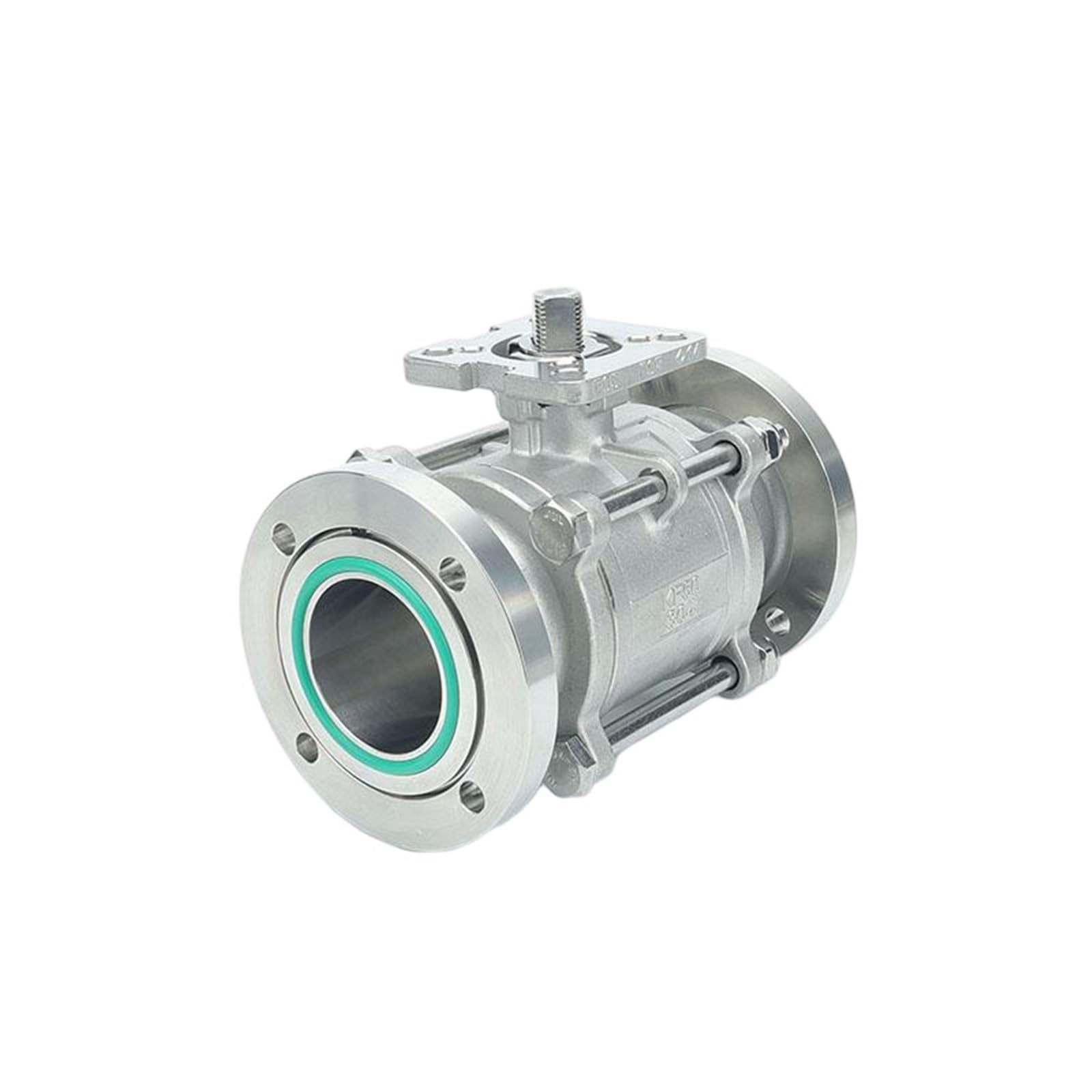 Iddcmwnb High Platform Gu16 25 32 40 50 63 80 Gu High Vacuum Manual Ball Valve, Platform, Loose Flange, 304 Stainless Steel(,Gu16)