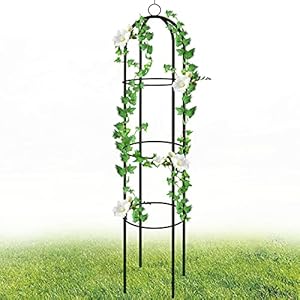 Forever Speed Rozenzuil 188 x 40 x 40 cm klimhulp Obelisken metaal weerbestendig, vrijstaand ranktoren, decoratief hekwerk voor tuin, klimplanten en bloemen