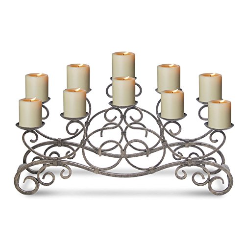 Pilgrim Home And Hearth 17501 Candelabra, Distressed Bronze #TOP23