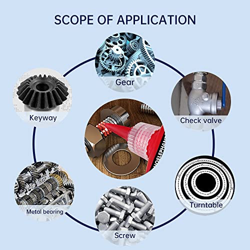 Guoelephant 15Ml Red Threadlocker Universal Metal Glue High Strength Anaerobic Curing Sealant Heavy Duty Screw Glue Repair. #TOP3