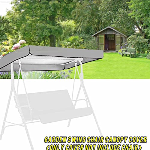 BICBLL 2-Seater Hollywood Swing Replacement Roof, Universal Sun Canopy Swing Roof Cover - Image 4