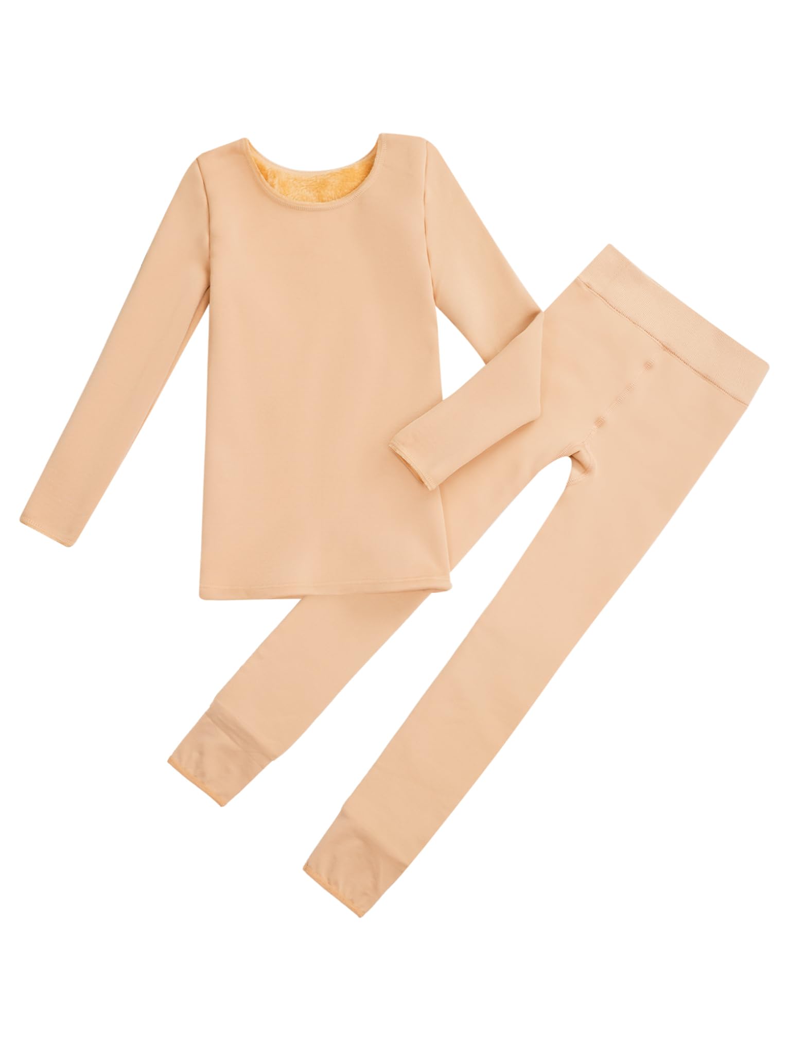 Conjunto de ropa interior térmica para niña, camiseta térmica de manga larga, con calzoncillos térmicos, ropa interior de esquí, entrenamiento deportivo