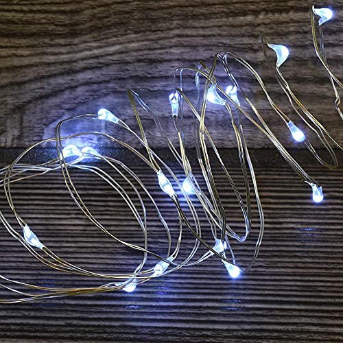 JosMega 2-Pack Solar String Lights 33–80ft, 100–240 Warm-White LEDs, 8 Modes — view 4
