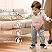 Baby Walking Harness-Handheld Assistant Belt- Toddler Infant Walking Aid for Trainer & Support 7-24 Month Old (All Seasonr-Pink-1819)