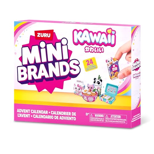 Image of Mini Brands Kawaii Advent Calendar by ZURU, Collectible Seaonal Toys for Girls