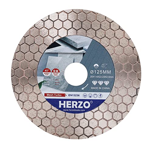 Disque Diamant 115mm Double Face Coupe Et Meulage Lame Scie Brasé Sous Vide Pour Marbre Granit Béton Porcelaine Carrelage M14 - Bricolage