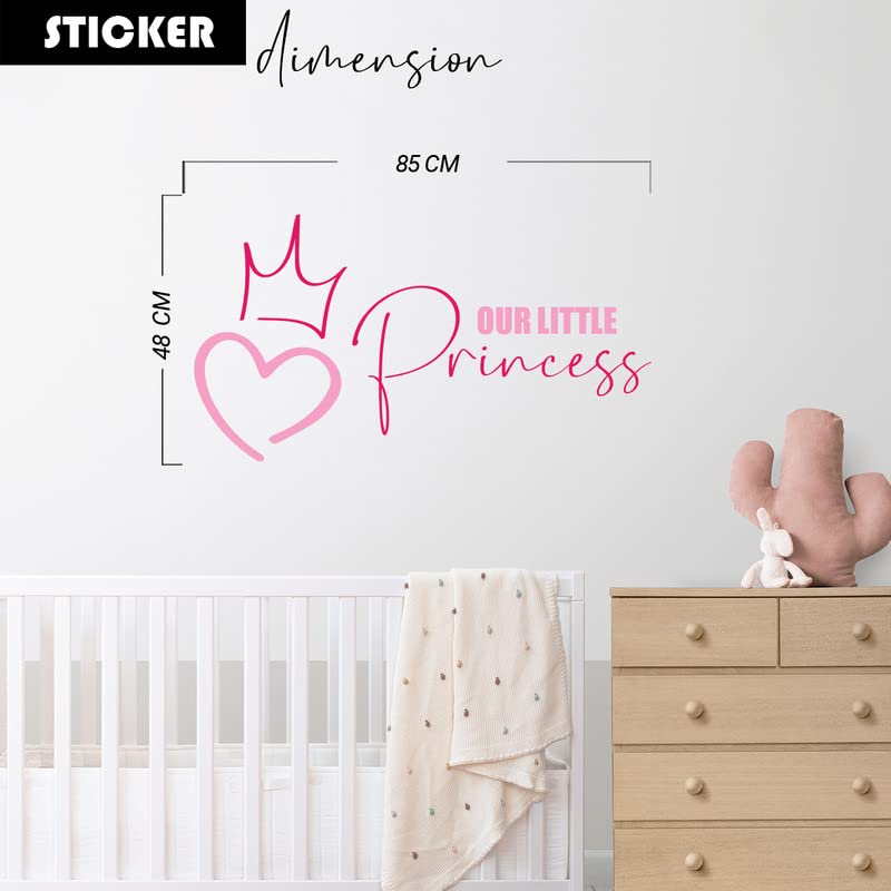 Image of Kotart - Our Little Princess Vinyl Wall Stickers /Decals for Kids Room Wall Decor