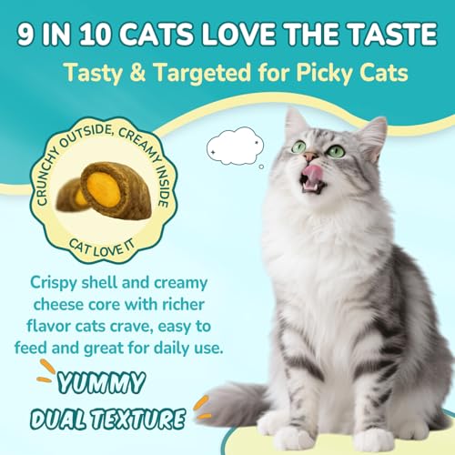 Woyamay Cat Allergy Relief for Cats, 500 Crunchy & Creamy Chews | Anti-Itch & Immunity Chews for Itchy Skin, Paws, Eyes, Ears, Stop Licking & Scratching, Supports Itch Relief, Chicken Flavor - Image 5