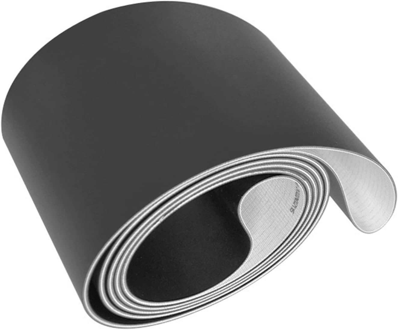 Zapasowy czarny przenośnik taśmowy z PCW – grubość 5 mm, szerokość 50 cm, długość 3 m, matowy materiał do przemysłowych stołów przenośnikowych, dostępny w wielu rozmiarach
