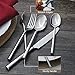 Alata Potter 20-Piece Forged Silverware Set Stainless Steel Flatware Set Cutlery Set,Service for 4,Mirror Finish,Dishwasher Safe