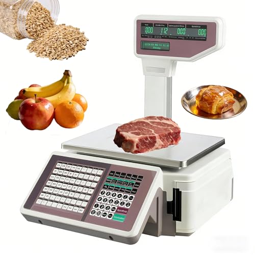 Báscula digital para impresión de etiquetas 30kg